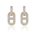 Hermes Diamond Earrings